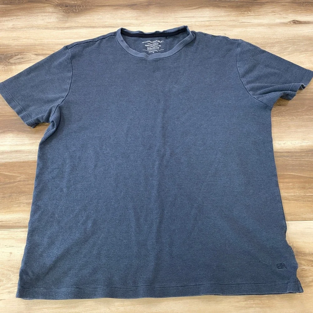 Banana Republic Tee Mens XL Luxe Touch Cotton Performance Crewneck